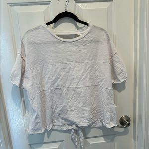 Gilded Intent White Open Back Tee Size XL